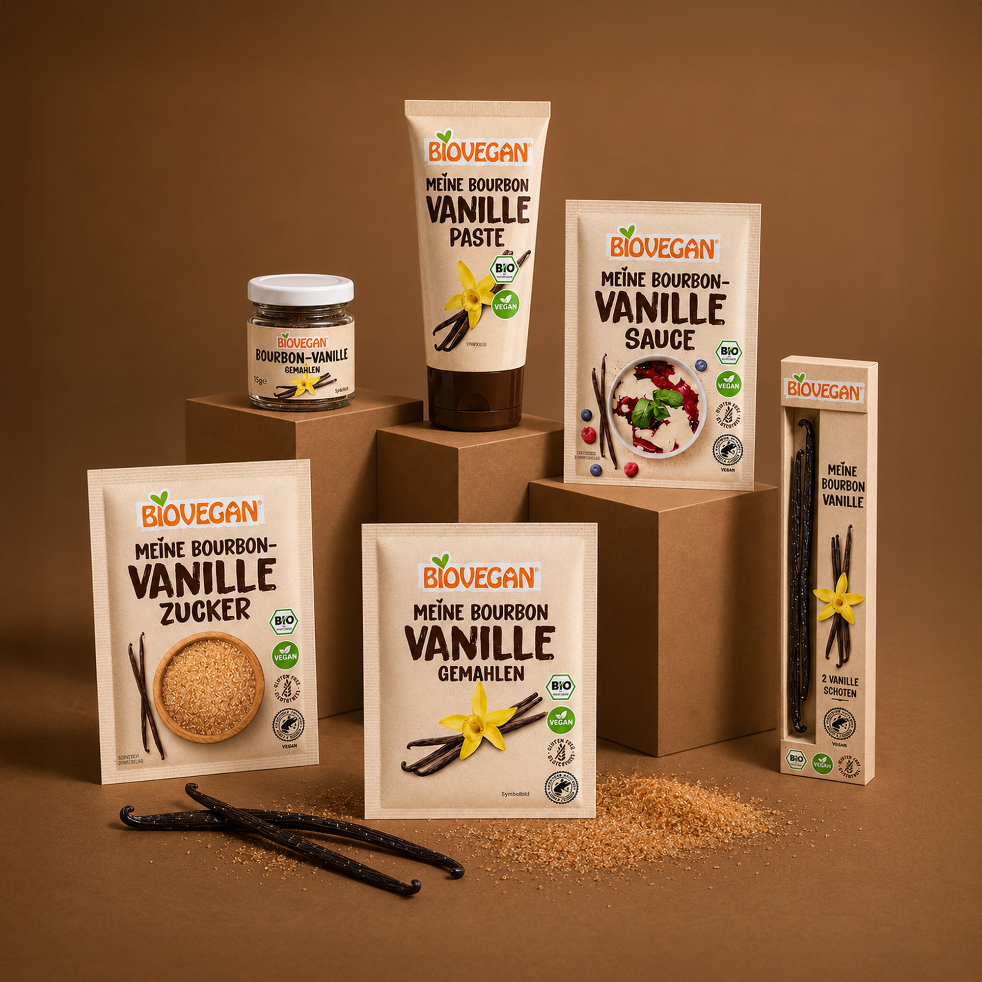 biovegan-vanille-premium-bundle-11-teiliges-set-mit-paste-zucker-sauce-und-schot image 1
