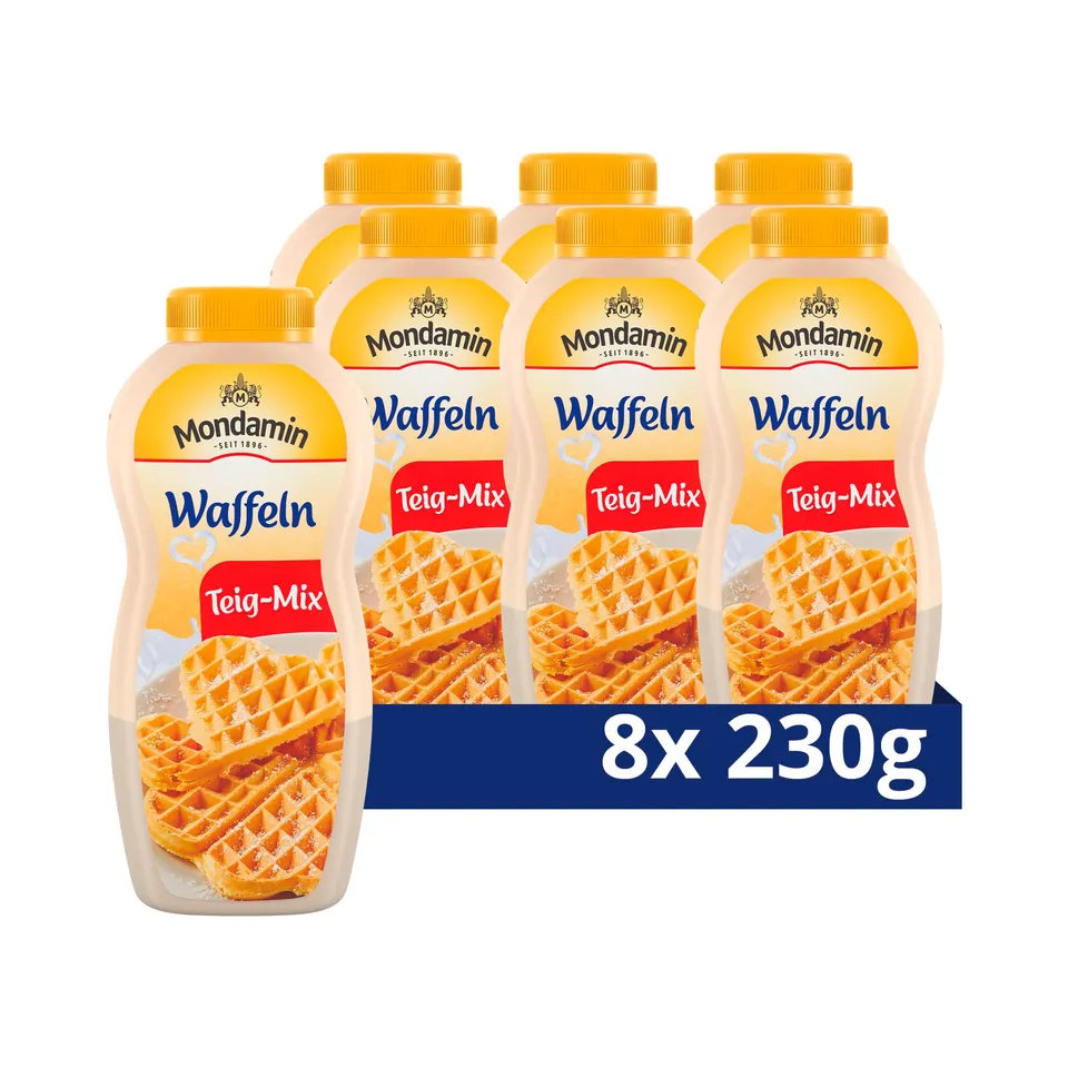 mondamin-waffeln-teig-mix-im-shaker-8-x-230-g-f-r-5-6-waffeln image 1