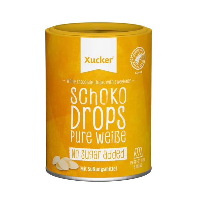 xucker-schoko-drops-wei-e-schokolade-mit-xylit-200-g image 1