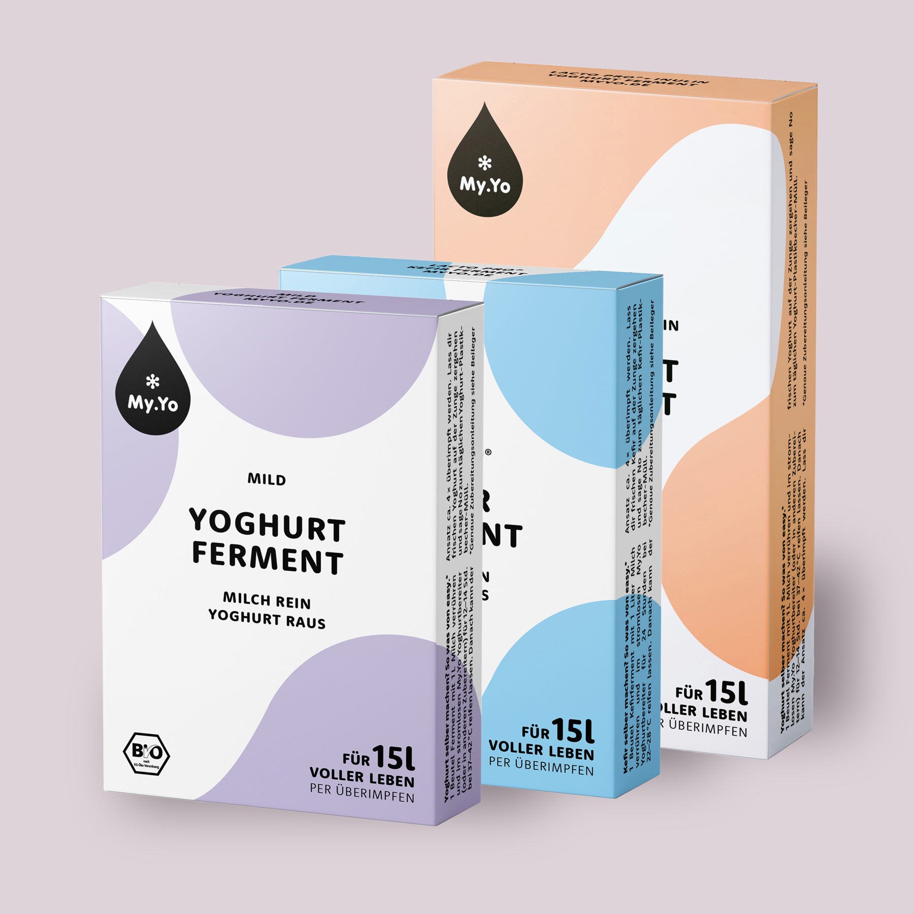 my-yo-set-1-kefir-joghurt-mild-joghurt-mit-inulin-3er-fermente-set image 1