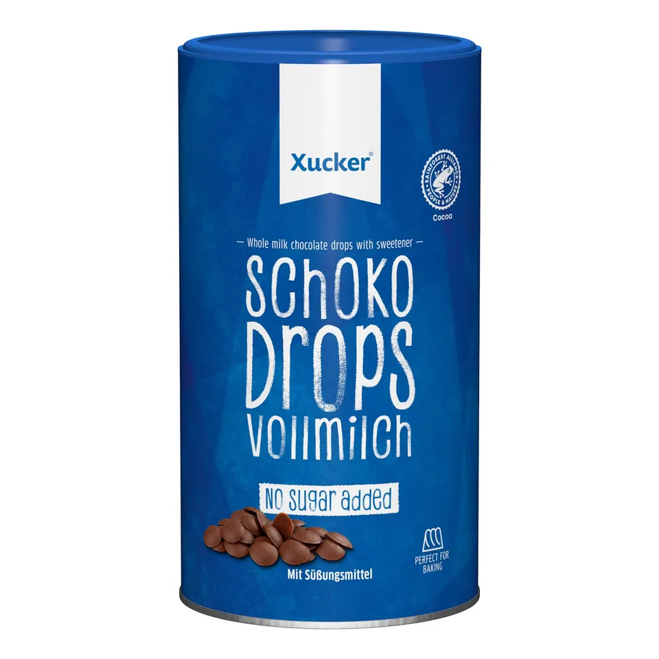 xucker-schokoladen-drops-edel-vollmilch-mit-xylit-750-g image 1