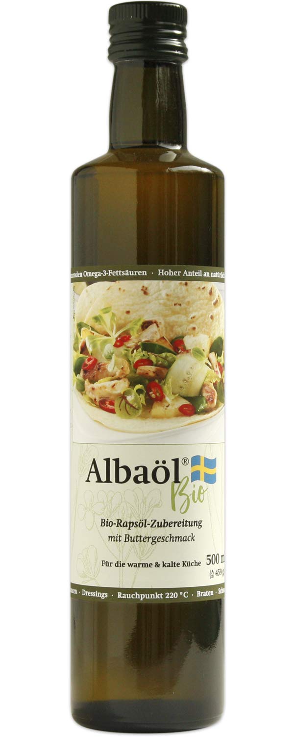 alba-l-bio-3-x-500-ml-schwedische-raps-l-zubereitung-mit-buttergeschmack image 1
