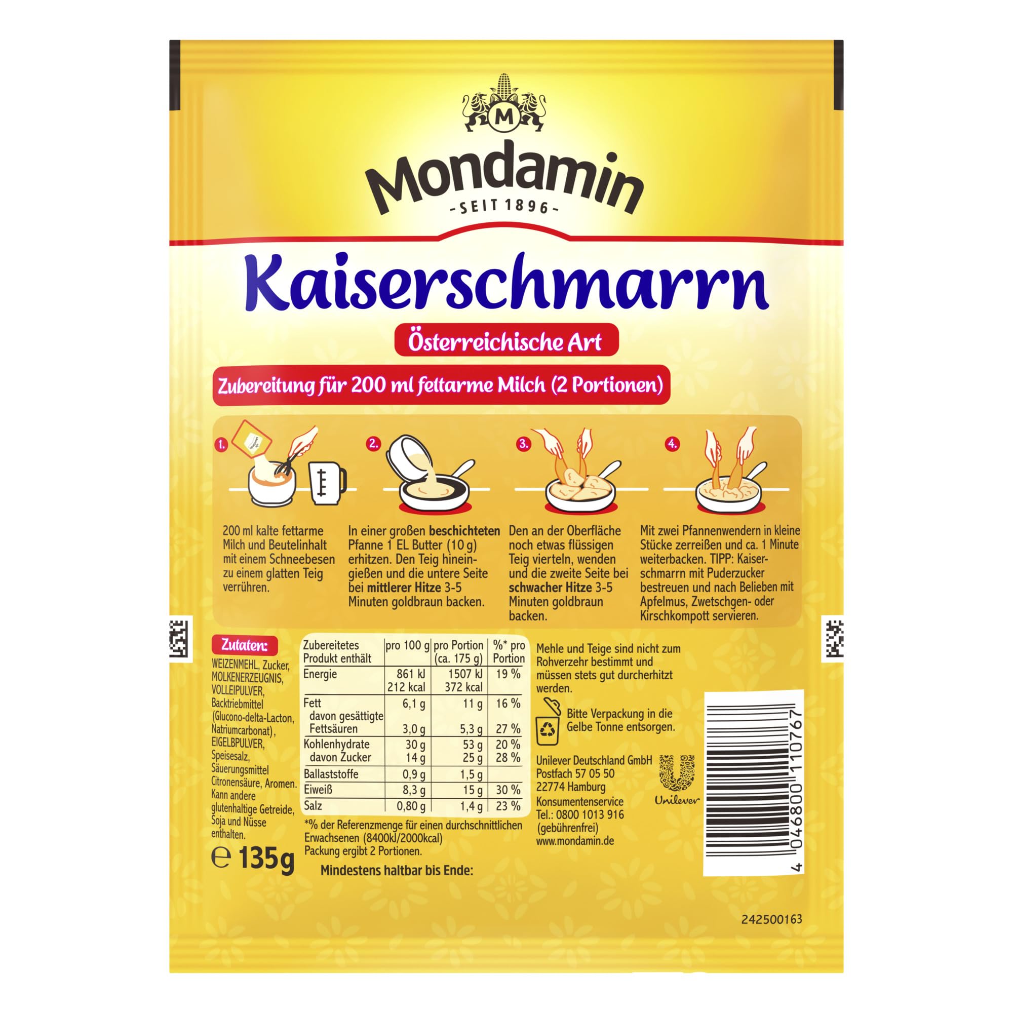mondamin-kaiserschmarrn-sterreichische-art-8-x-2-portionen image 2
