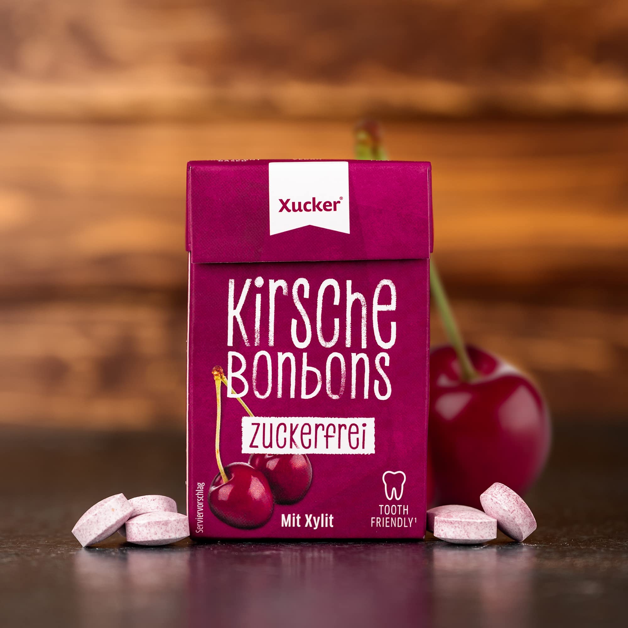 xucker-xylit-bonbons-kirsche-50-g-zuckerfrei-vegan-zahnfreundlich image 5