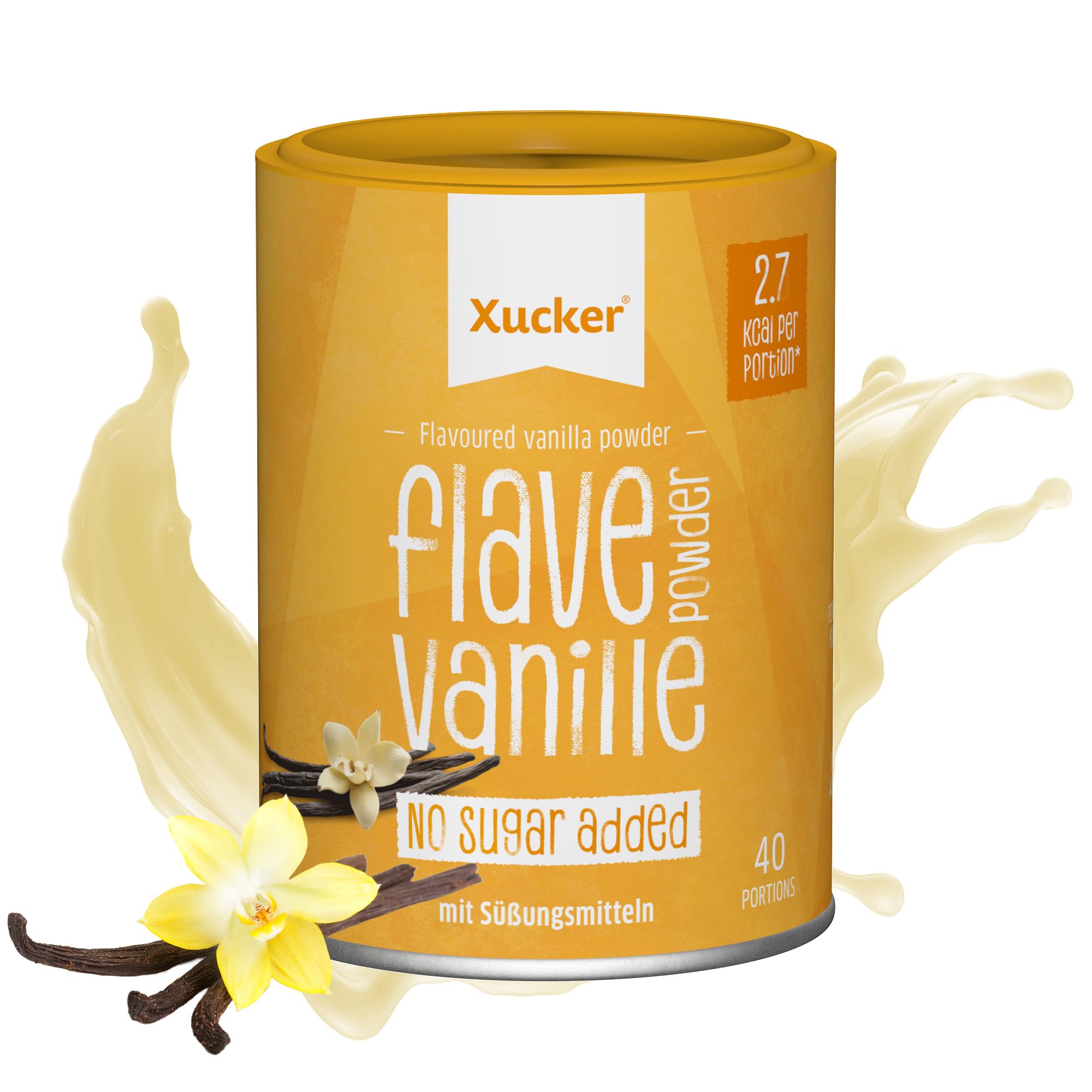 xucker-flave-powder-vanille-120-g-zuckerfreies-geschmackspulver image 1