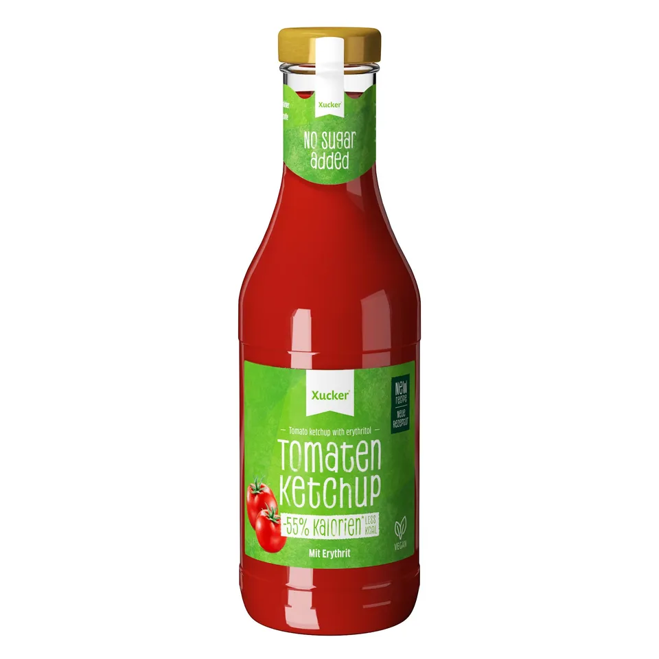 xucker-ketchup-mit-erythrit-500-ml-ohne-zuckerzusatz-vegan image 1