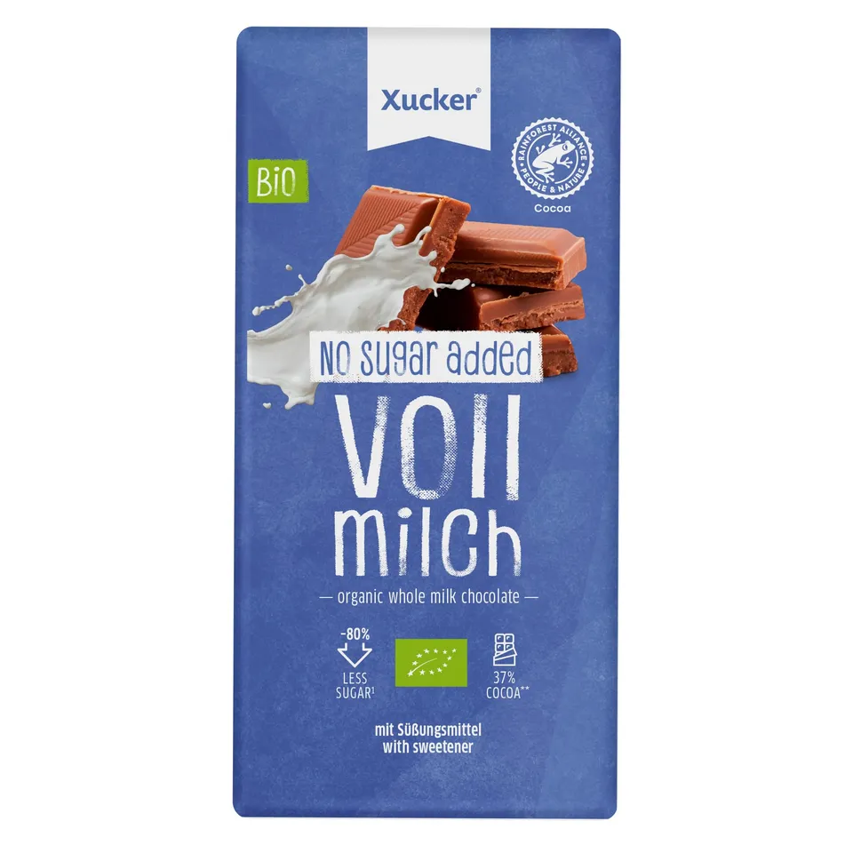 xucker-bio-vollmilchschokolade-zuckerfrei-mit-erythrit-100-g image 1