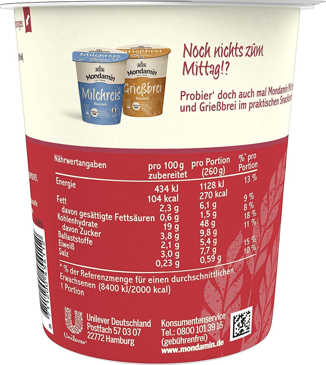 mondamin-porridge-mit-erdbeere-vegetarisch-instant-snackbecher-8-x-70-g image 4