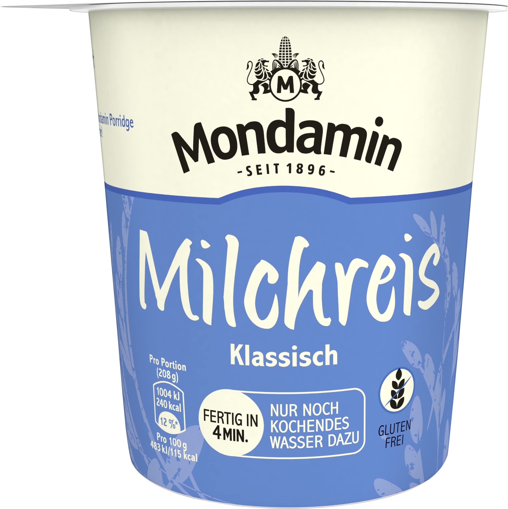 mondamin-snack-becher-milchreis-klassisch-glutenfrei-8x-58-g image 1