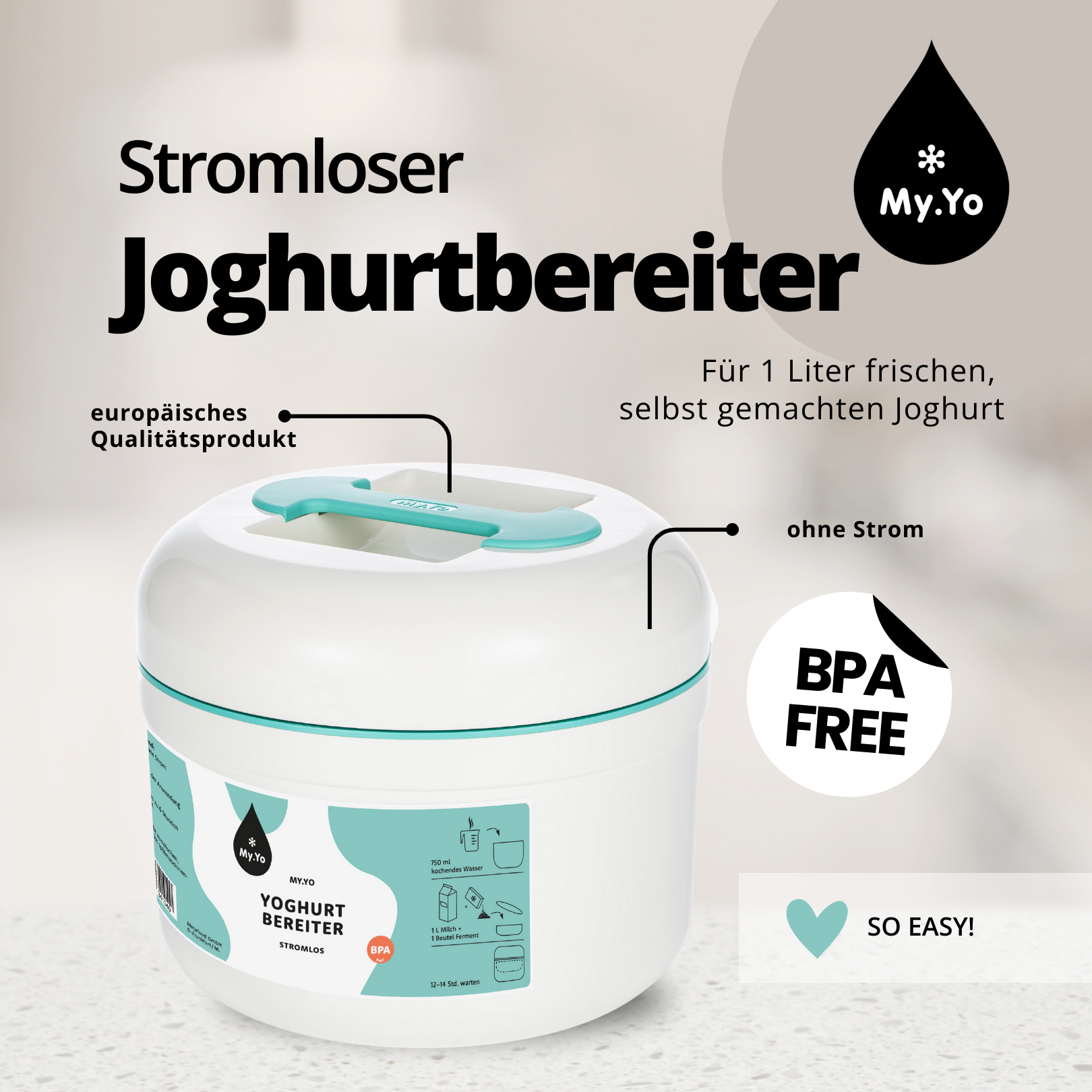 my-yo-joghurtbereiter-ohne-strom-1-liter-joghurt-selber-machen image 2