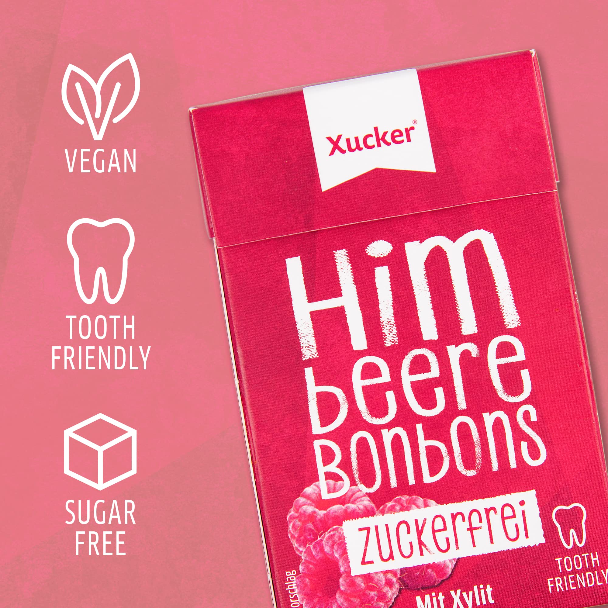 xucker-zahnpflege-bonbons-himbeere-600-g-zuckerfrei-mit-xylit-vegan image 4