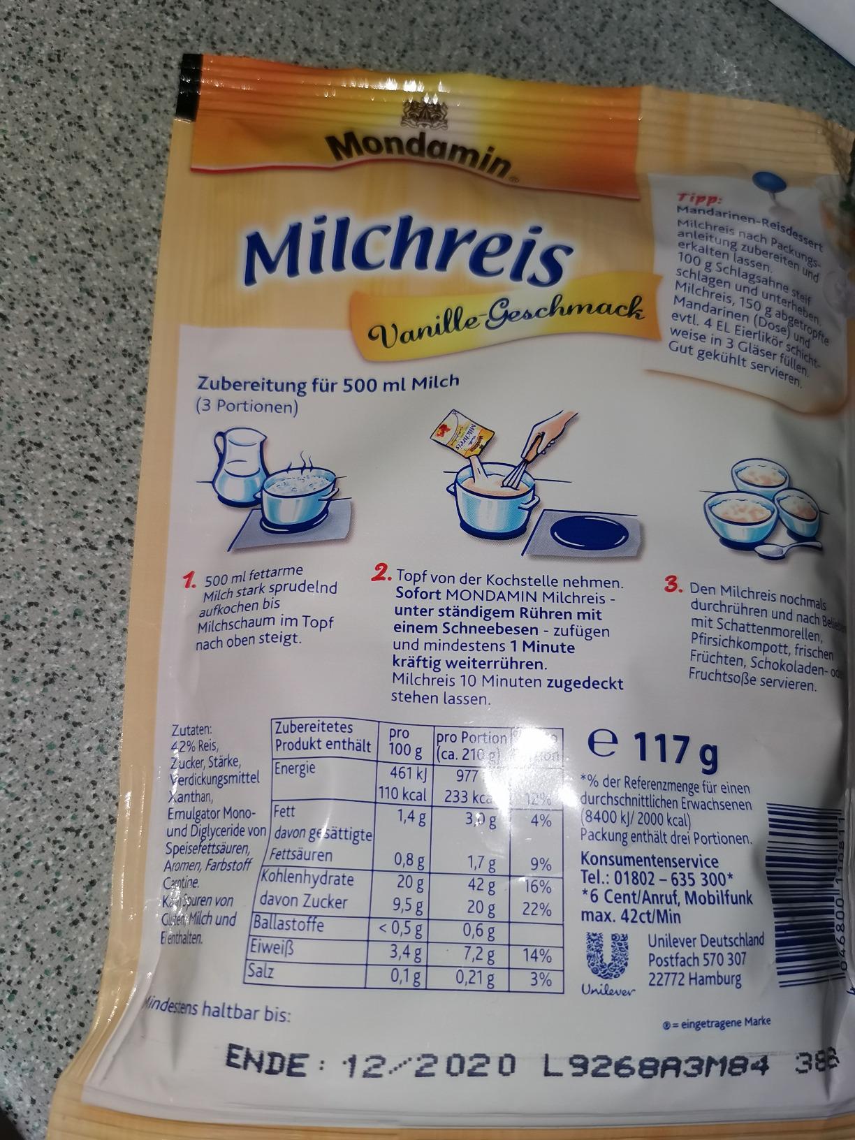 Cremig und vanillig