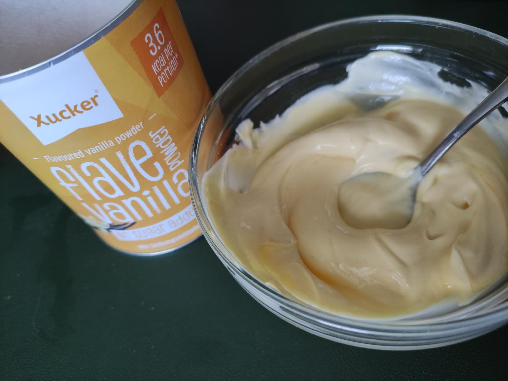 Tochter liebt Vanillemilch damit