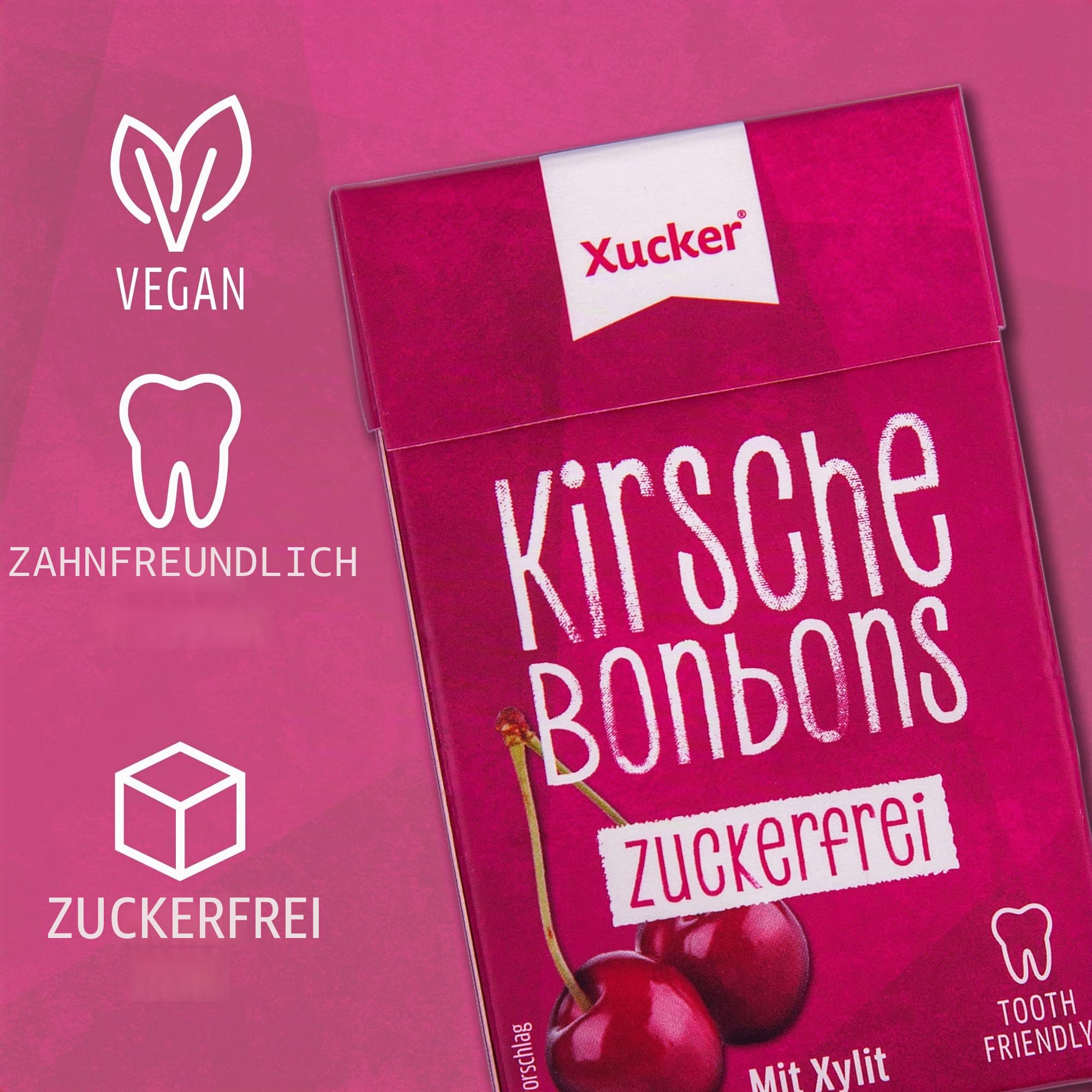 xucker-xylit-bonbons-kirsche-50-g-zuckerfrei-vegan-zahnfreundlich image 6