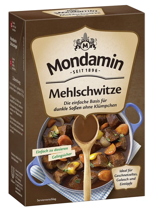 mondamin-klassische-mehlschwitze-dunkel-8x250-g-vegane-saucenbasis image 1
