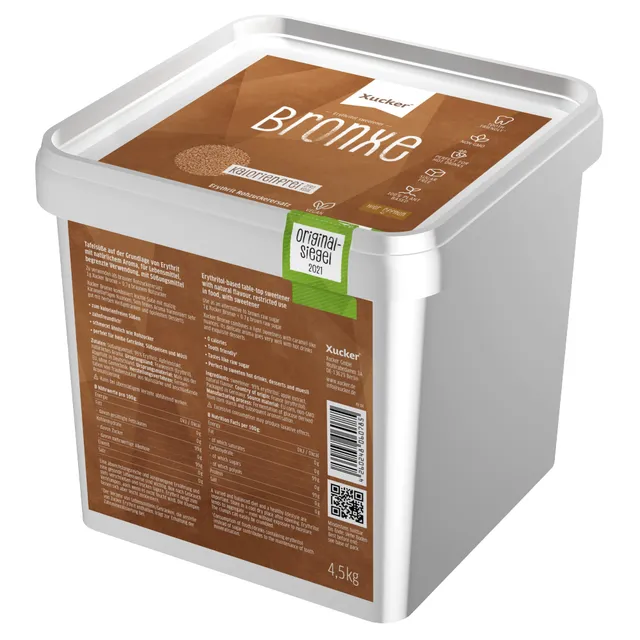 xucker-bronxe-erythrit-brauner-zucker-ersatz-4-5-kg image 1